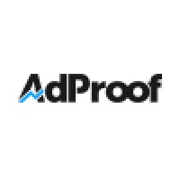 AdProof logo, AdProof contact details