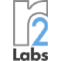 R2Labs logo, R2Labs contact details