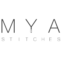 MYA STITCHES logo, MYA STITCHES contact details