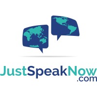 JustSpeakNow logo, JustSpeakNow contact details