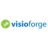 VisioForge logo, VisioForge contact details