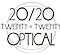 20/20 Optical logo, 20/20 Optical contact details