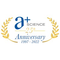 A+ Science logo, A+ Science contact details