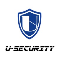 U-Security logo, U-Security contact details