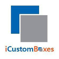 iCustomBoxes logo, iCustomBoxes contact details