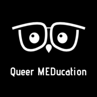 Queer MEDucation logo, Queer MEDucation contact details