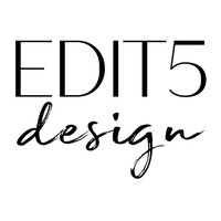 EDIT5 design logo, EDIT5 design contact details