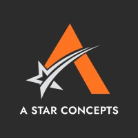 A Star Concepts logo, A Star Concepts contact details