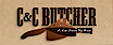 C&C Butcher logo, C&C Butcher contact details