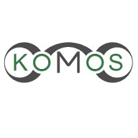 KoMos logo, KoMos contact details