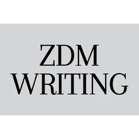 ZDM Writing logo, ZDM Writing contact details