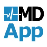 MDApp logo, MDApp contact details