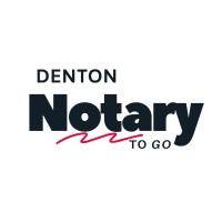 Denton Notary to GO logo, Denton Notary to GO contact details