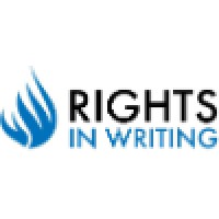 Rights in Writing logo, Rights in Writing contact details