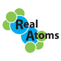 RealAtoms logo, RealAtoms contact details