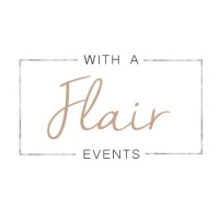 With a Flair Events logo, With a Flair Events contact details