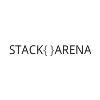 StackArena logo, StackArena contact details