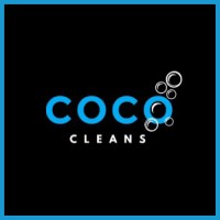 COCO CLEANS logo, COCO CLEANS contact details