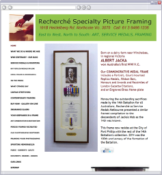 Recherché Specialty Picture Framing Pty Ltd logo, Recherché Specialty Picture Framing Pty Ltd contact details