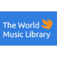 The World Music Library logo, The World Music Library contact details