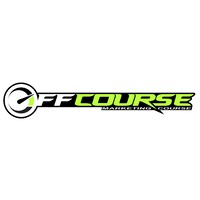 OFF COURSE logo, OFF COURSE contact details