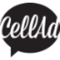 CellAd logo, CellAd contact details