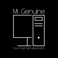 Mr. Genuine logo, Mr. Genuine contact details