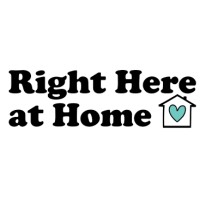 RIGHT HERE AT HOME logo, RIGHT HERE AT HOME contact details