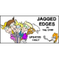 Jagged Edges Webcomic logo, Jagged Edges Webcomic contact details