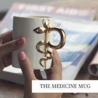 The Medicine Mug logo, The Medicine Mug contact details