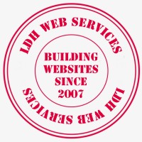 LDH Web Services logo, LDH Web Services contact details