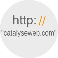 CatalyseWeb logo, CatalyseWeb contact details