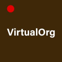 VirtualOrg logo, VirtualOrg contact details