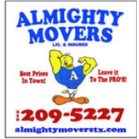 Almighty Movers logo, Almighty Movers contact details