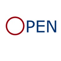 OPEN logo, OPEN contact details