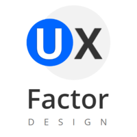 UX Factor Design logo, UX Factor Design contact details