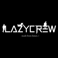 LazyCrew logo, LazyCrew contact details