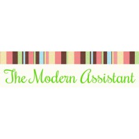 The Modern Assistant logo, The Modern Assistant contact details