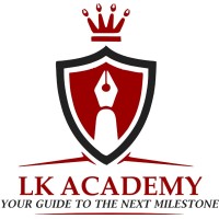 LK Academy logo, LK Academy contact details