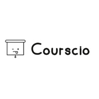 Courscio logo, Courscio contact details