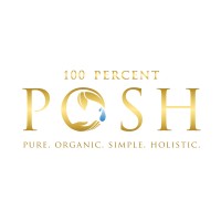 100% POSH logo, 100% POSH contact details