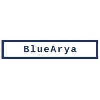 BlueArya logo, BlueArya contact details