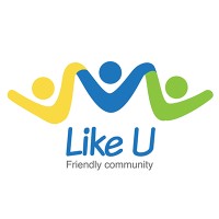 LikeU UK logo, LikeU UK contact details