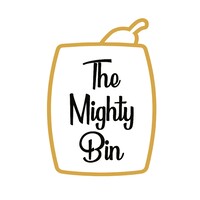 The Mighty Bin logo, The Mighty Bin contact details