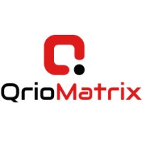 QrioMatrix logo, QrioMatrix contact details