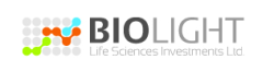 BioLight logo, BioLight contact details