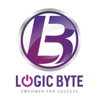 LogicByte logo, LogicByte contact details