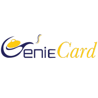 GenieCards logo, GenieCards contact details