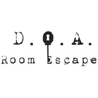 DOA Room Escape logo, DOA Room Escape contact details