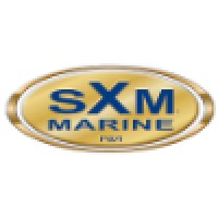 SXM MARINE logo, SXM MARINE contact details